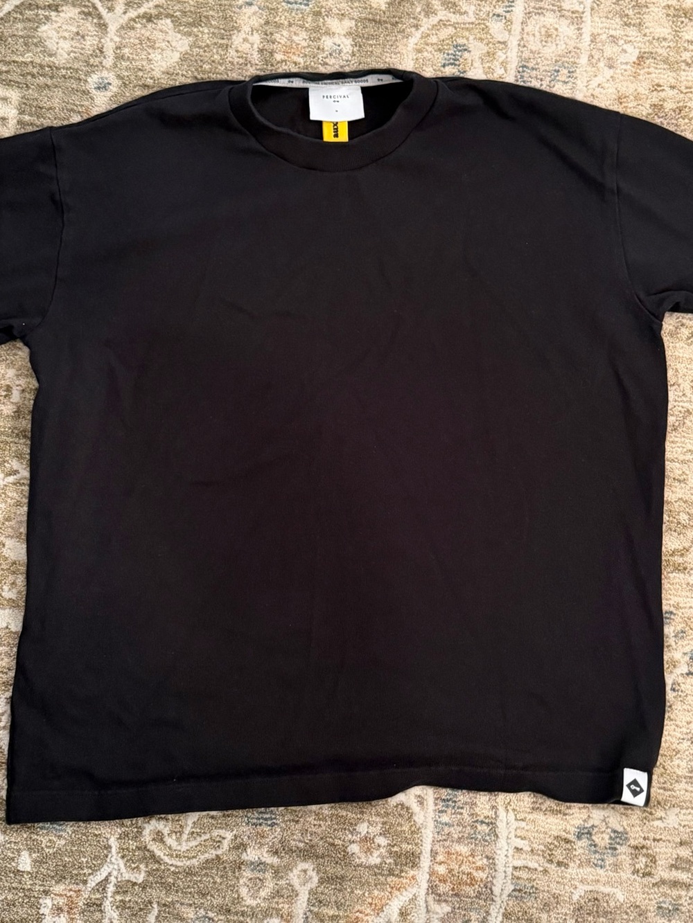 Auxiliary Black Short Sleeve Crewneck Tee